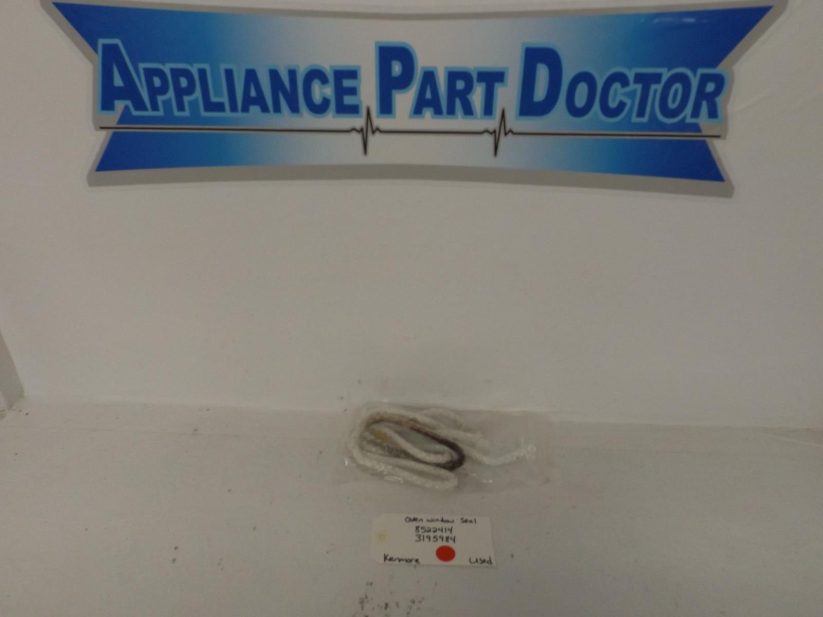 Kenmore Stove 8522414 3195984 Oven Window Seal Used Kenmore Stove 8522414 3195984 Oven Window Seal Used